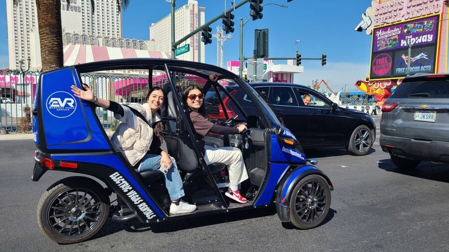 Las Vegas: Self-Drive Strip Tour in an Electric EVR car - Taking the wheel at Electric Vegas Rentals