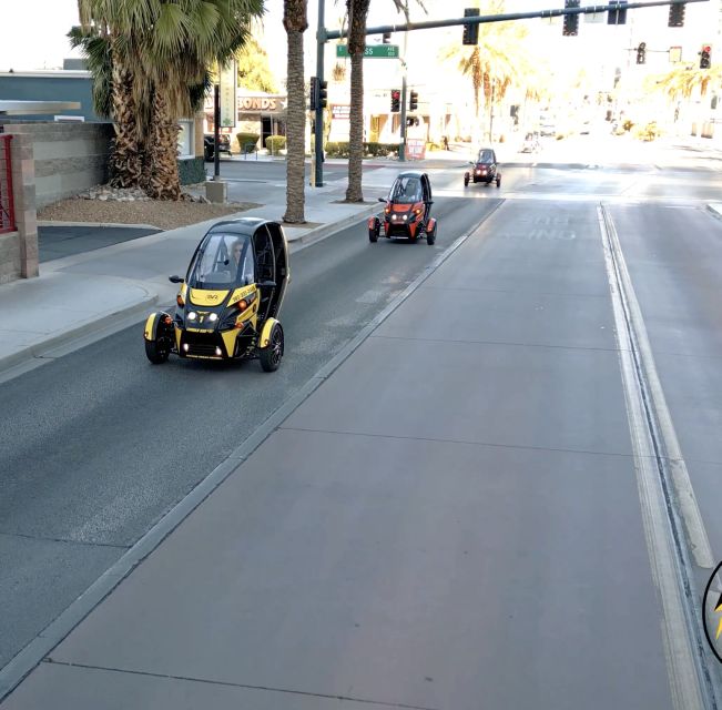 Las Vegas: Self-Drive Strip Tour in an Electric EVR car - Bellagio Fountains, the tour’s signature sight