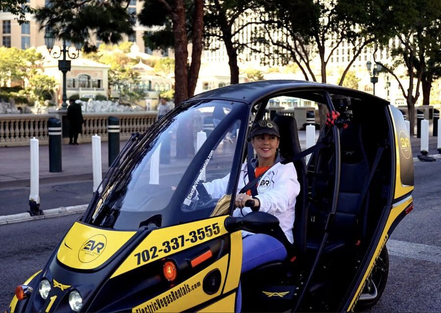 Las Vegas: Self-Drive Strip Tour in an Electric EVR car - What one hour on the Strip really gives you