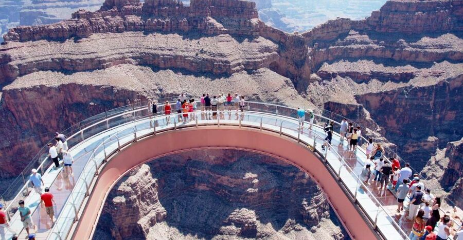 Las Vegas: Small Group Grand Canyon Skywalk, Hoover Dam Tour - Hoover Dam from two useful viewpoints