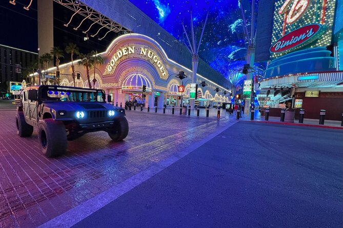 Las Vegas Strip Adventure: Sightseeing Tour in a Military Hummer - Night lighting, photo stops, and the right time to go