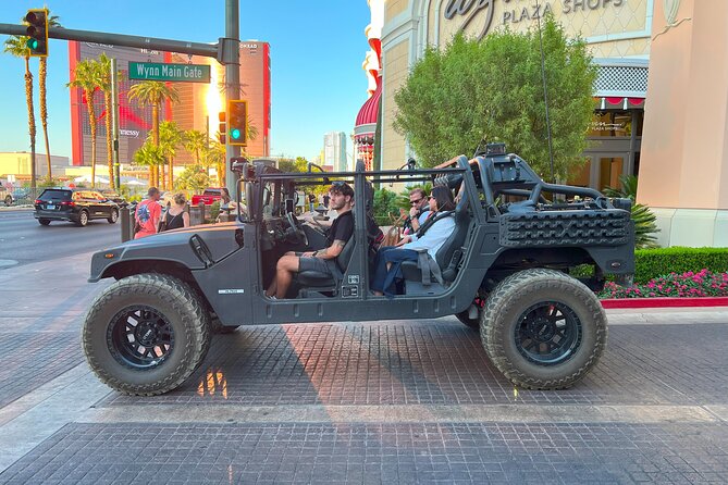 Las Vegas Strip Adventure: Sightseeing Tour in a Military Hummer - Crossing the Strip and Wedding Chapel Row