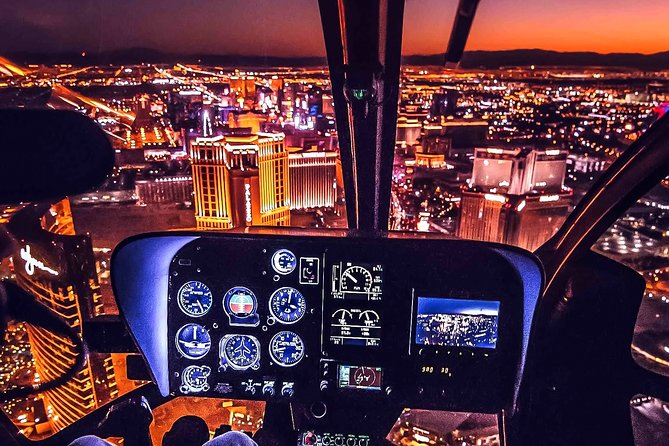 Las Vegas Strip Helicopter Night Flight - Seeing Las Vegas from a six-seat helicopter