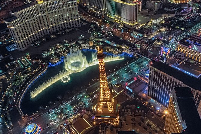 Las Vegas Strip Helicopter Night Flight - The Sphere, Allegiant Stadium, and newer Las Vegas views