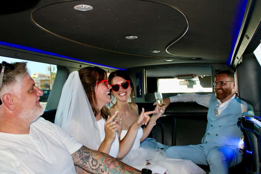 Las Vegas Strip Limo Tour with Champagne and Photos - A private way to see the Strip without fighting for a photo