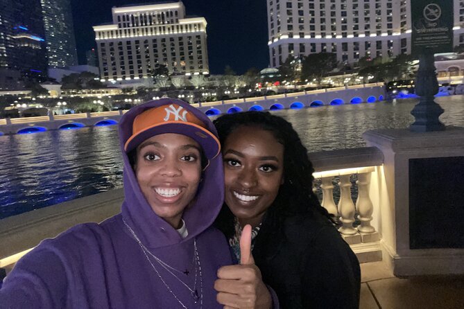 Las Vegas Strip Past & Present Glory: Self-Guided Adventure - Bellagio fountains, where the Strip puts on a show