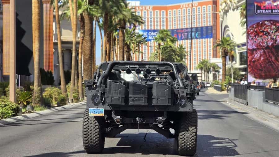 Las Vegas Strip Sightseeing Tour in a Military Hummer - The Strip rolls by as your guide explains the resorts