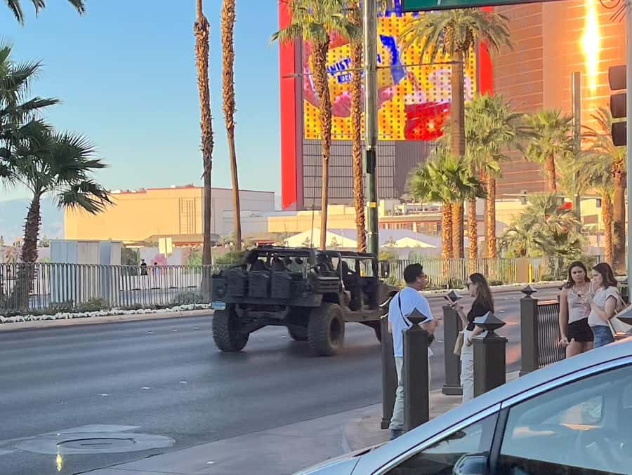 Las Vegas Strip Sightseeing Tour in a Military Hummer - Gold and Silver Pawn Shop is a quick pop-culture stop