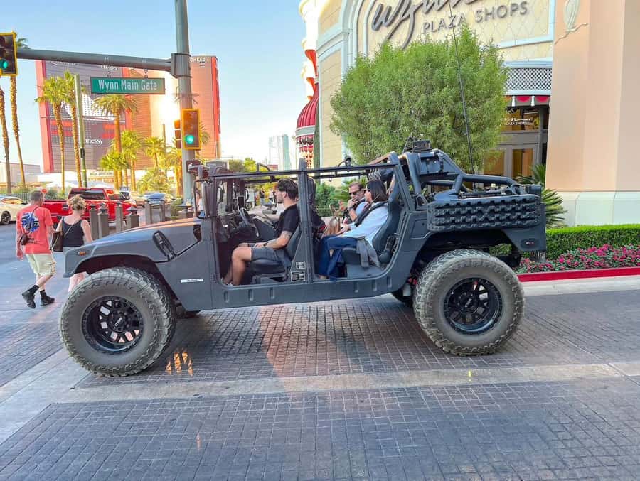 Las Vegas Strip Sightseeing Tour in a Military Hummer - Wedding Chapel Row shows another side of the city