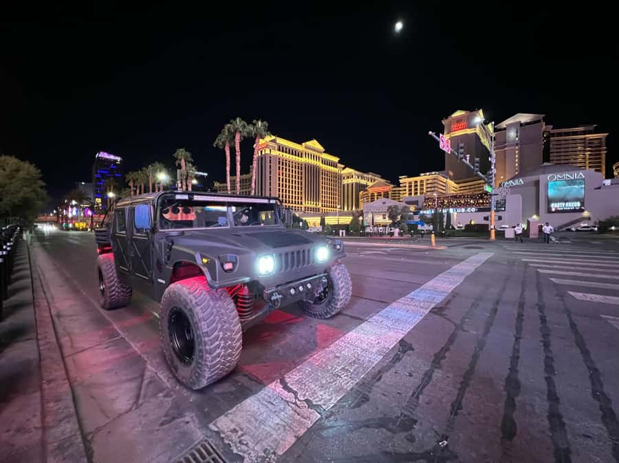 Las Vegas Strip Sightseeing Tour in a Military Hummer - What the two to two-and-a-half hours feel like