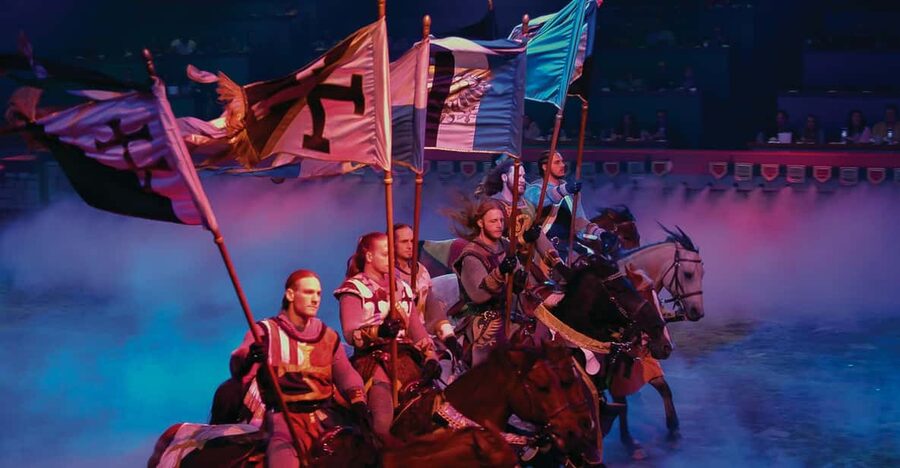 Las Vegas: Tournament of Kings Show at Excalibur - A Medieval Arena Inside Excalibur