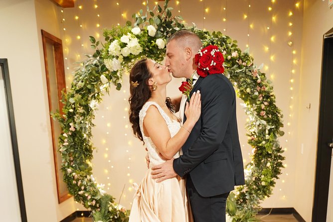 Las Vegas Wedding at The Little Vegas Chapel including Limousine Transportation - Photography, video, and what you take home