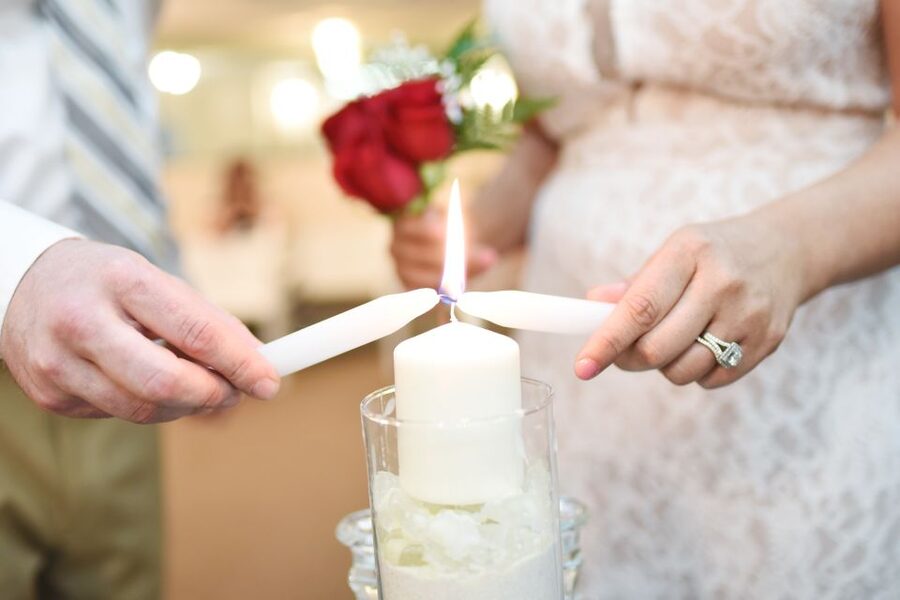Las Vegas Wedding with Limousine Transportation - Inside The Little Vegas Chapel