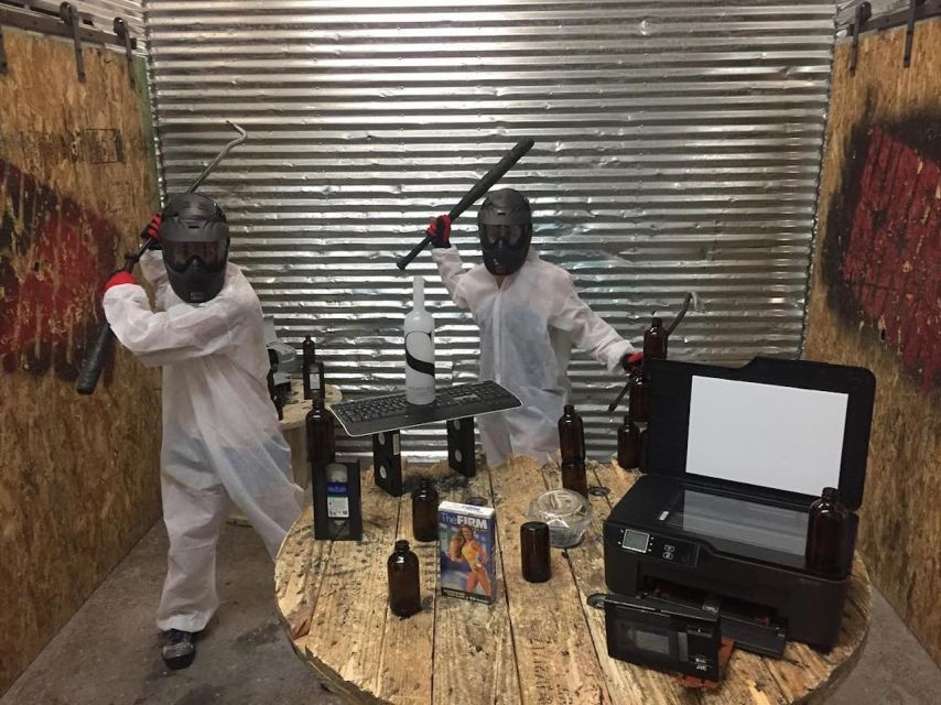 Las Vegas: Wreck Room Experience - Getting suited up at 4090 Schiff Drive