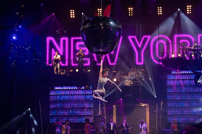 Mad Apple by Cirque du Soleil at New York New York Hotel and Casino - The 80-minute performance: music, comedy, and circus skill