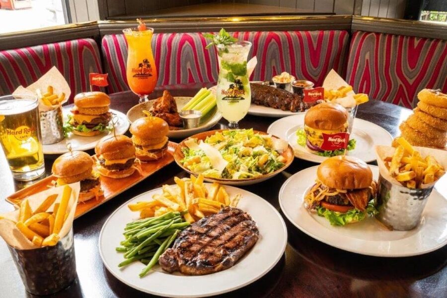 Meal at Hard Rock Las Vegas on the Las Vegas Strip - What you can expect from the food