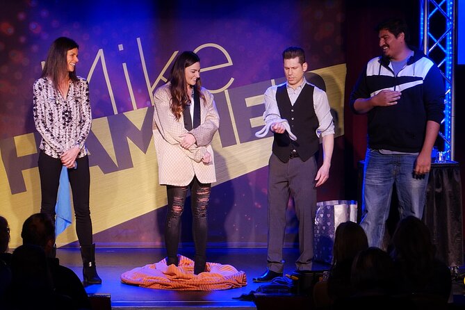 Mike Hammer Comedy Magic Show at the Four Queens Hotel - The humor is lively, direct, and sometimes pointed