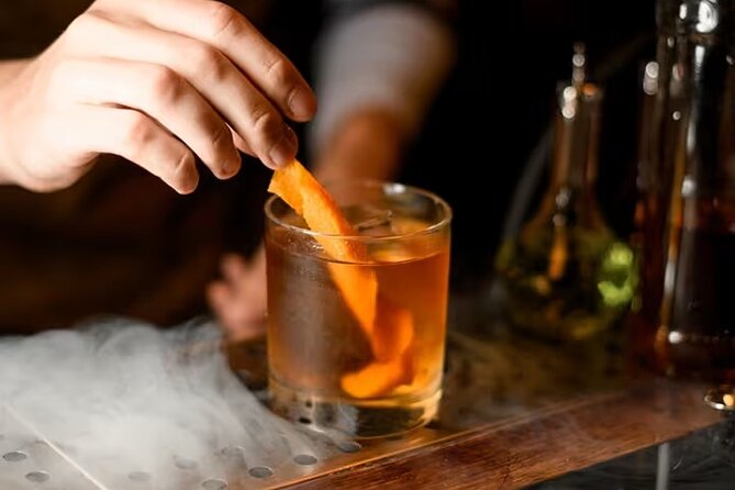 Mixology Masterclass at the Cabinet of Curiosities in Las Vegas - Three cocktails, an apron, and a recipe card