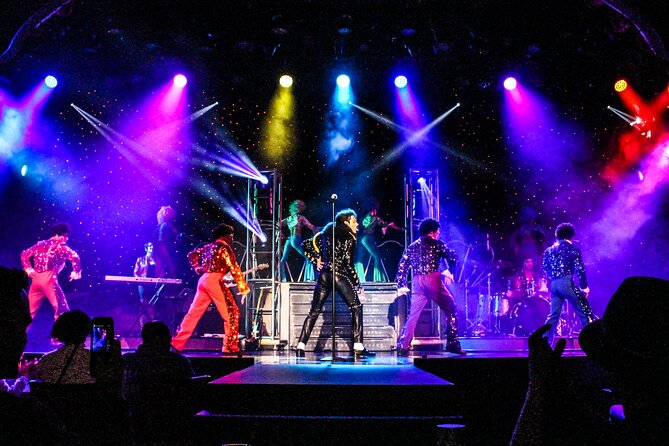 MJ Live at Harrahs Hotel and Casino in Las Vegas - Dancers, musicians, costumes, and stage effects