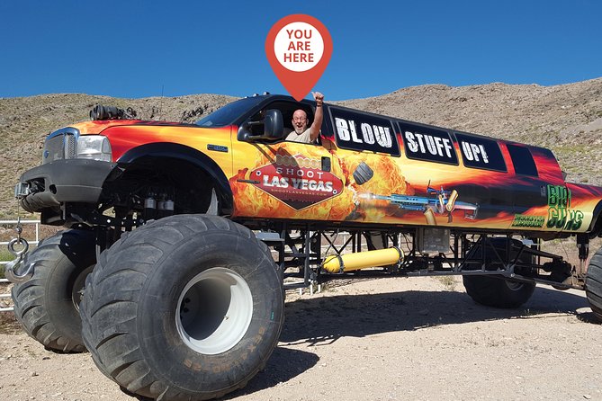 Monster Truck Driving & Shooting Adventure Combo in Las Vegas - Key points to know before booking