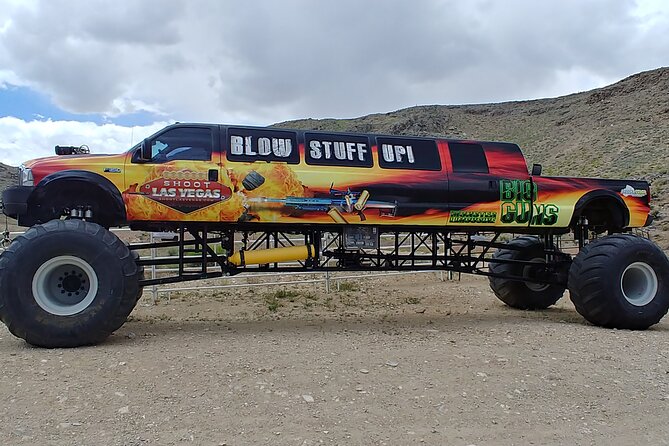 Monster Truck Driving & Shooting Adventure Combo in Las Vegas - One-on-one instruction makes the truck manageable