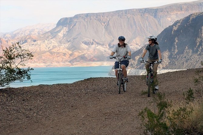 Mountain Bike Historical Tunnel Trail to Hoover Dam from Las Vegas - Lake Mead views from the saddle