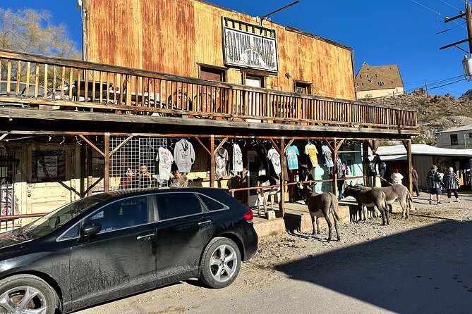 Oatman Mining Camp, Burros, Scenic RT 66 Direct From Las Vegas - Arriving in Oatman for the High Noon shootout
