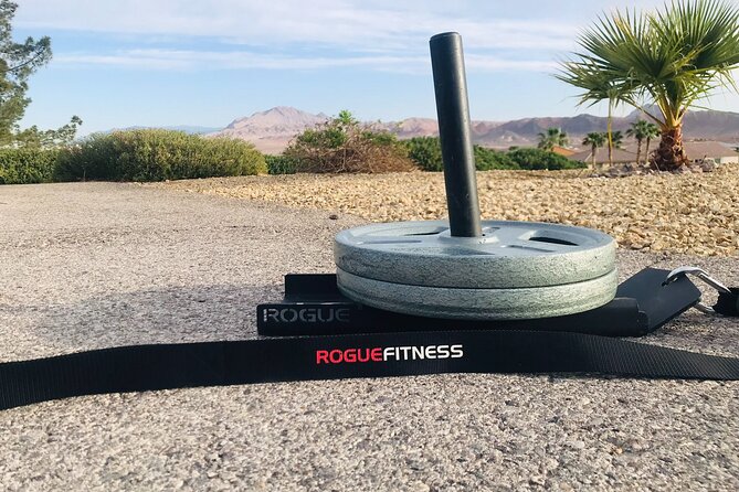 Outdoor Obstacle Course with Scenic Vegas Skyline in Henderson - A Fitness Session With the Vegas Valley as Your Backdrop