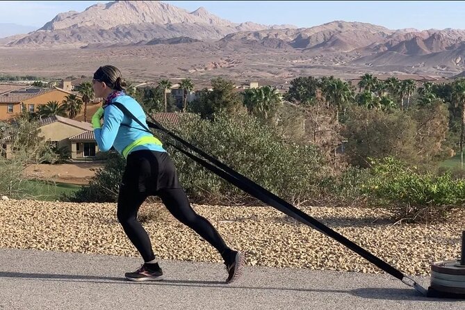 Outdoor Obstacle Course with Scenic Vegas Skyline in Henderson - A Coach Who Treats Progress as the Point