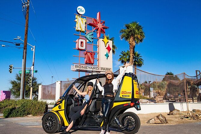 Private 1-Hour Downtown Las Vegas Highlights by Talking GoCar - The Strip and the Strat in one short ride