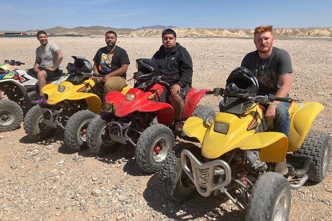 Private ATV Riding in Las Vegas - Meeting Marquis at the desert starting point