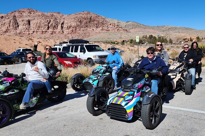Private Guided Red Rock Tour On A CanAm Trike - First-time riders should take the practice run seriously