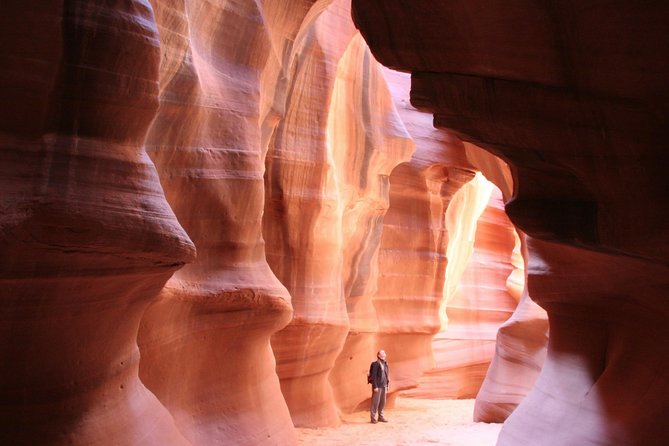 Private Overnight Tour to Antelope Canyon, Horseshoe Bend Zion from Las Vegas - Big Water Dinosaur Center and Grand Staircase country