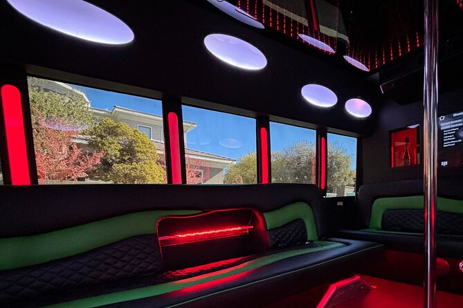 Private Party Bus Rental in Las Vegas - What the Las Vegas party bus feels like inside