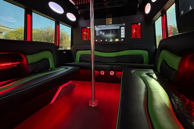 Private Party Bus Rental in Las Vegas - Pickup, driving, and staying together
