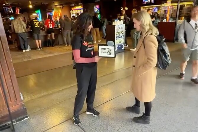 Red Light District & Fremont Street Walking Tour, Las Vegas - Four Queens and the open casino design