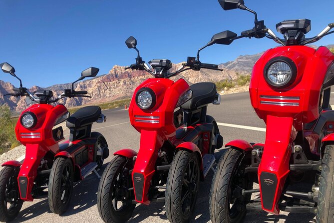 Red Rock Canyon Tour by Electric Scooter - From Las Vegas pickup to the canyon road