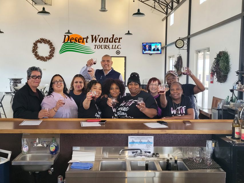 Scenic Desert Wine, Distillery Tastings/Brewery/RT66 & Lunch - Little Old Wine Drinkers Vineyard and the first tasting