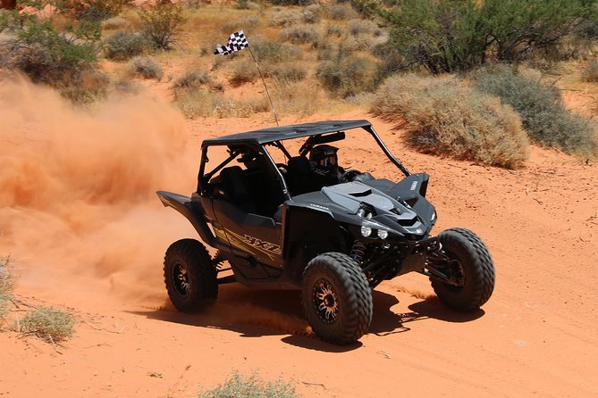 Scenic Valley of Fire 2-Person UTV Tour in Las Vegas - Safety briefing, helmets, and getting ready