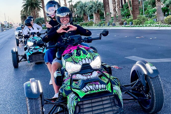 Self-Guided Las Vegas Trike tour on a CanAm Trike - Key points before you book