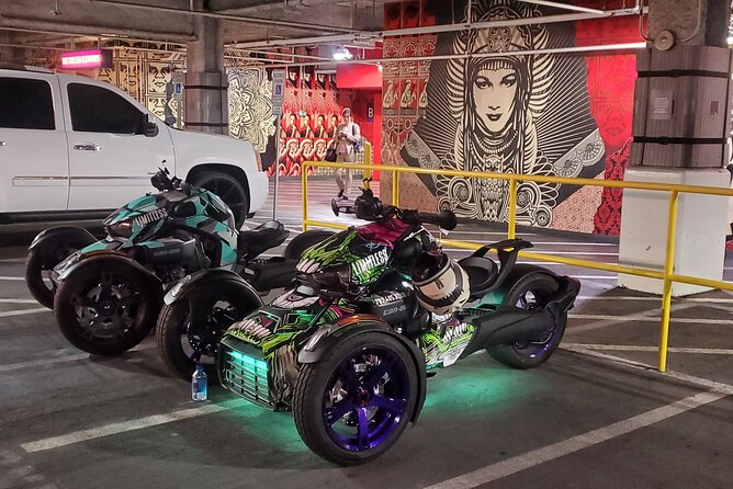 Self-Guided Las Vegas Trike tour on a CanAm Trike - Who will enjoy this ride most?