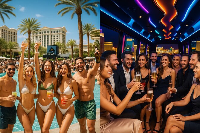 Skip-the-Line at Vegas Clubs with a Party Bus! - Meeting at Fontainebleau at 10:30 p.m.