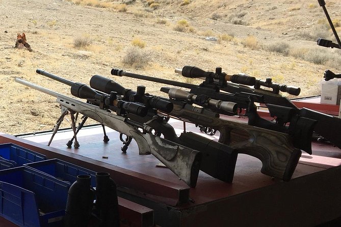 Sniper Experience Outdoor Shooting in Las Vegas - Steel targets and eight exploding charges