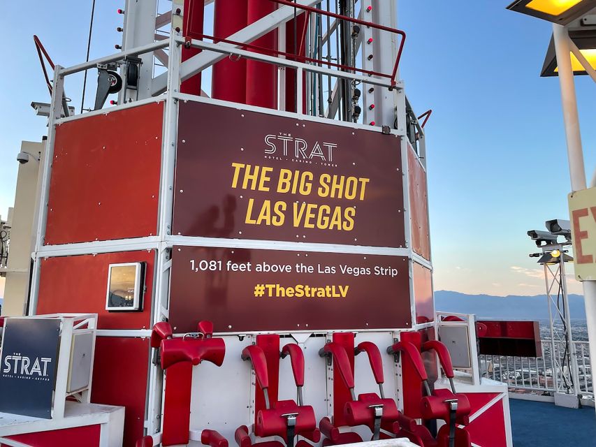 STRAT Tower Thrill Rides Admission - Who should ride, and who should stay on the deck?