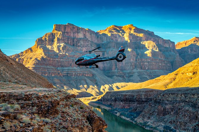 Sunset Grand Canyon Helicopter Tour from Las Vegas - Landing 3,500 feet below the rim