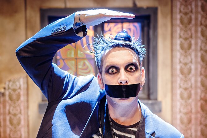 Tape Face at MGM Grand Hotel and Casino - The message behind the mask