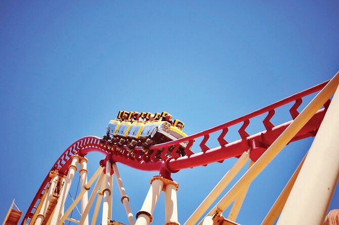 The Big Apple Coaster at New York New York Hotel and Casino - Stop one: the casino and Greenwich Village setting
