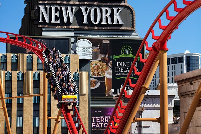 The Big Apple Coaster at New York New York Hotel and Casino - The Big Apple Arcade and what to do after