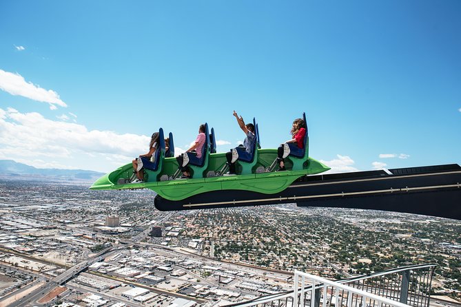 The STRAT Tower Unlimited Ride Pass Ticket - SkyJump is a separate choice, not an automatic extra