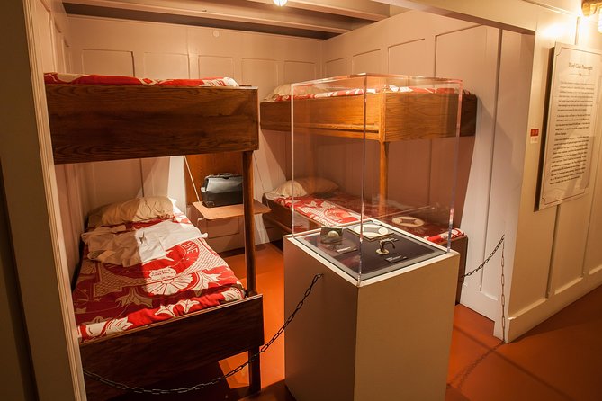 Titanic: The Artifact Exhibition at the Luxor Hotel and Casino - Reconstructed cabins show the class divide